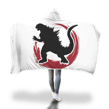 Load image into Gallery viewer, Godzilla Hooded Blanket